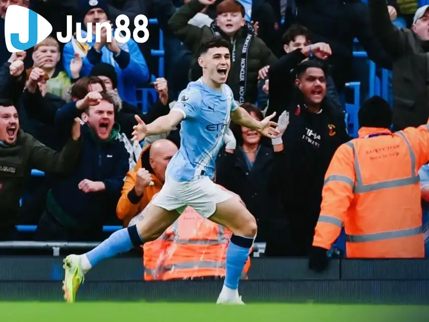 Foden vừa lập cú đúp trong chiến thắng nhọc nhằn của Man City trước Leeds ở vòng đấu vừa qua (Ảnh: CLB) Foden vừa lập cú đúp trong chiến thắng nhọc nhằn của Man City trước Leeds ở vòng đấu vừa qua (Ảnh: CLB)